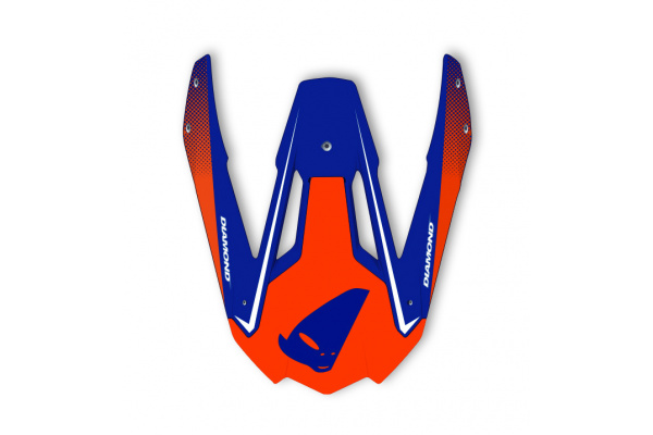 Visor for motocross Diamond helmet blue and red - PROTECTION - HR093 - Ufo Plast