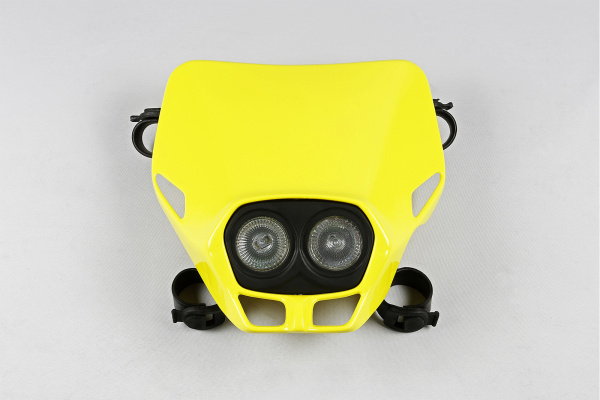 Motocross Firefly Twins headlight light yellow - Headlight - PF01700-102 - Ufo Plast