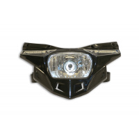 Replacement plastic for motocross Stealth headlight lower part black - Headlight - PF01714-001 - Ufo Plast