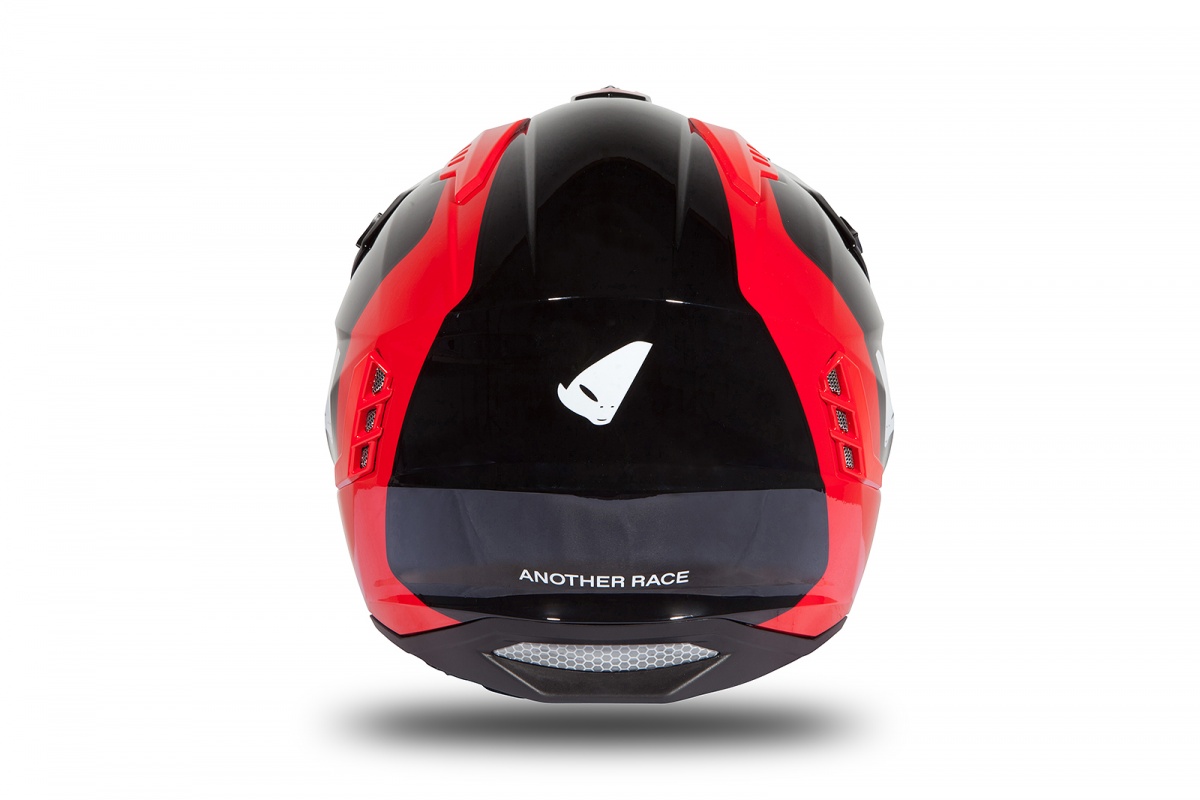 Jet helmet Sheratan black and red glossy - Helmets - HE189 - Ufo Plast