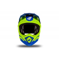 Motocross helmet Echus blue and neon yellow matt - Home - HE169 - Ufo Plast