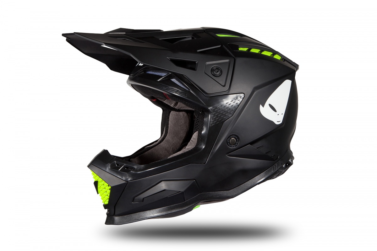 Motocross helmet Echus black matt - Home - HE167 - Ufo Plast