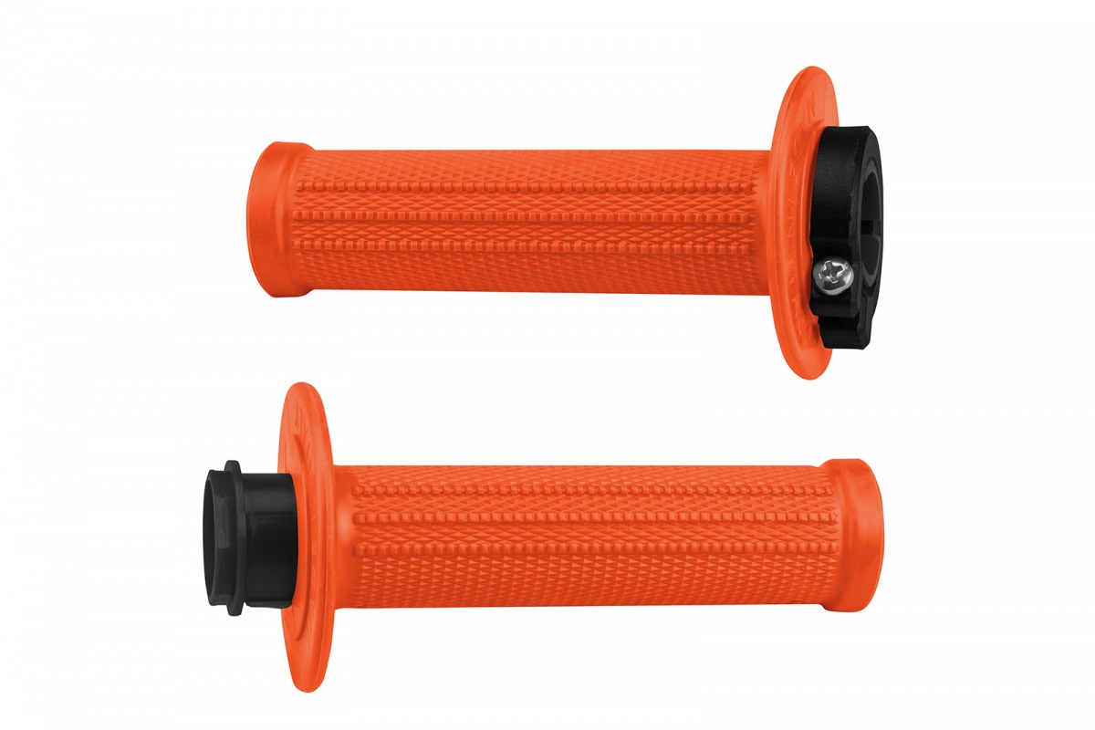 Motocross grips Lock-on Grips orange - Grips - MA01828-F - Ufo Plast