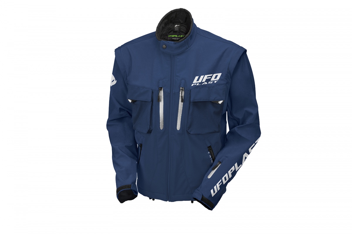 Taiga enduro jacket with protections included blue - Jackets - JA13002-C - Ufo Plast