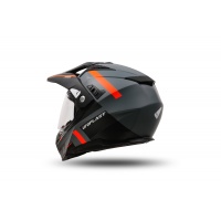 Motocross Aries helmet grey and orange - Helmets - HE13500-EF - Ufo Plast