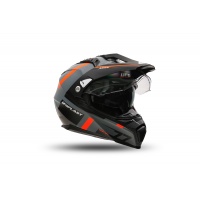 Motocross Aries helmet grey and orange - Helmets - HE13500-EF - Ufo Plast