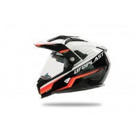 Motocross Aries helmet black and white - Helmets - HE13500-WK - Ufo Plast