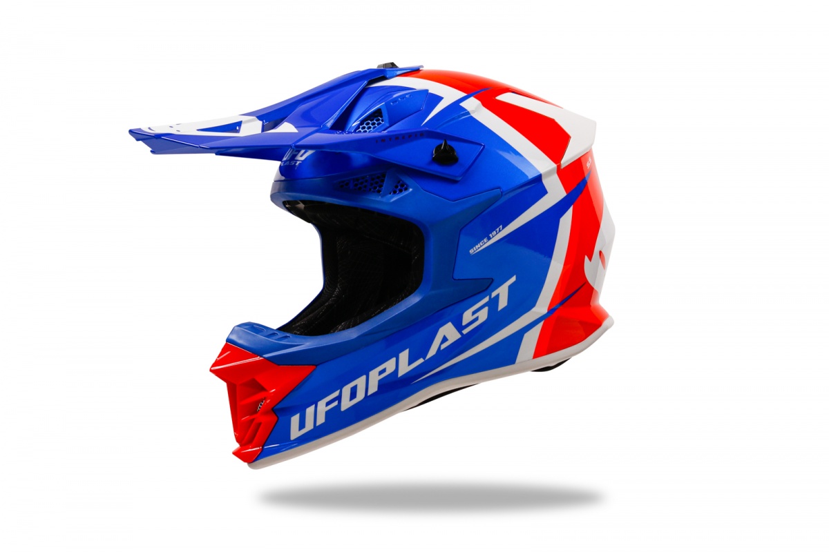 Motocross Intrepid helmet blue, red and white - Helmets - HE13400-CB - Ufo Plast