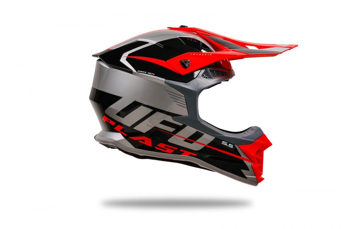 Motocross Intrepid helmet grey - Helmets - HE13400-EB - Ufo Plast