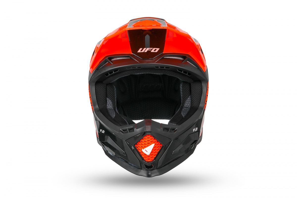 Motocross Echus helmet orange and black - Helmets - HE13100-FK - Ufo Plast